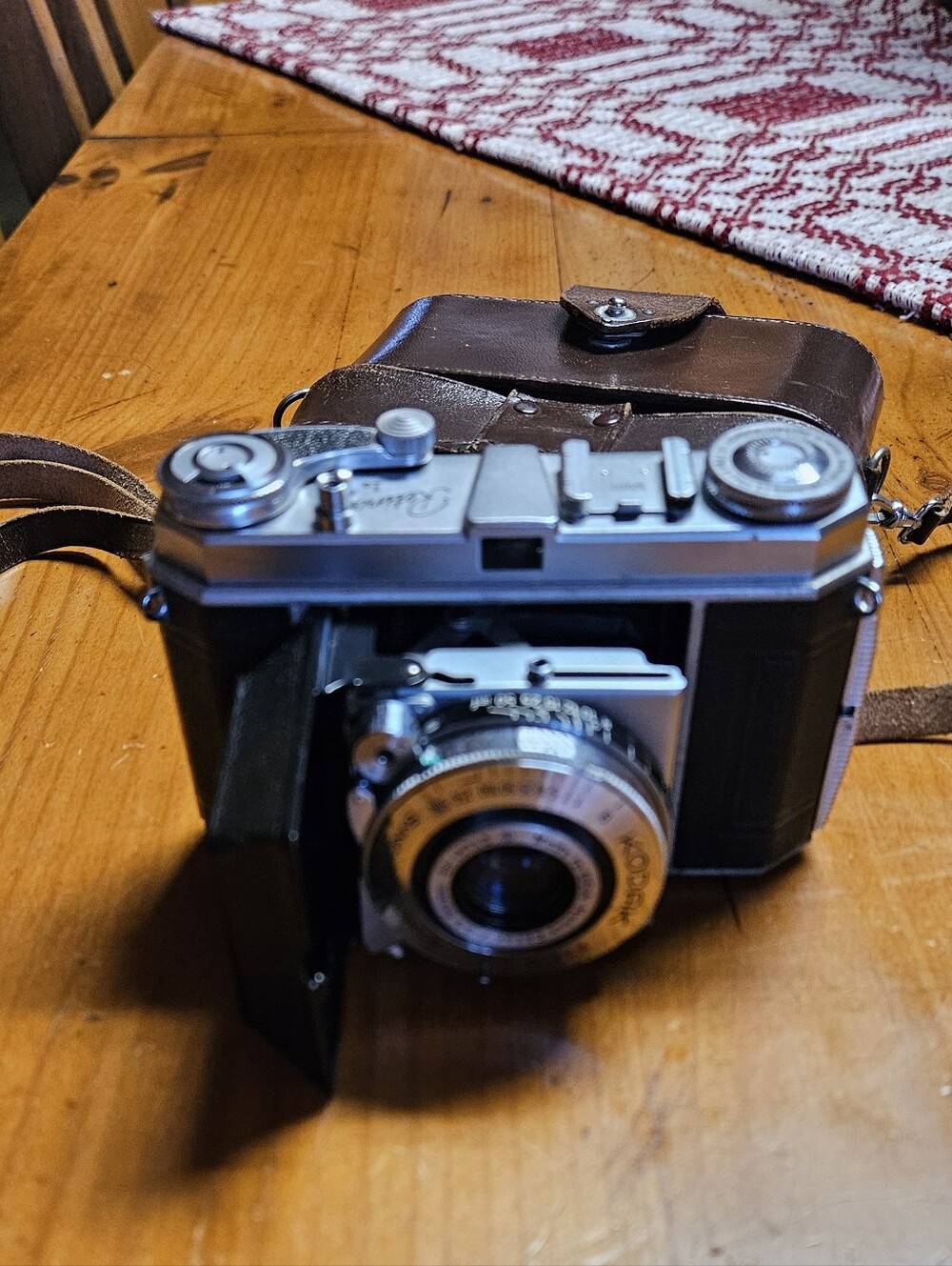 Kodak Vintage 1A Folding Film Camera in Black and Brown